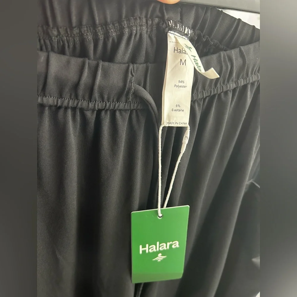 HALARA NWT Black Relaxed Pants With Pockets‎ - Picture 5 of 5
